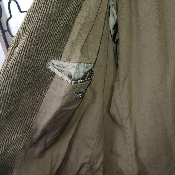 Vintage Polo Ralph Lauren Green 3 Button Corduroy Blazer Jacket Sz Men’s Medium - Picture 8 of 16